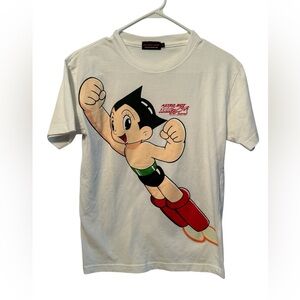 Astro Boy Graphic T-Shirt - White Size XS Rare
